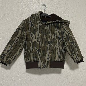Nwot Carhartt Toddler Boys CP8570 Camo Canvas Hooded Jacket - Insulated